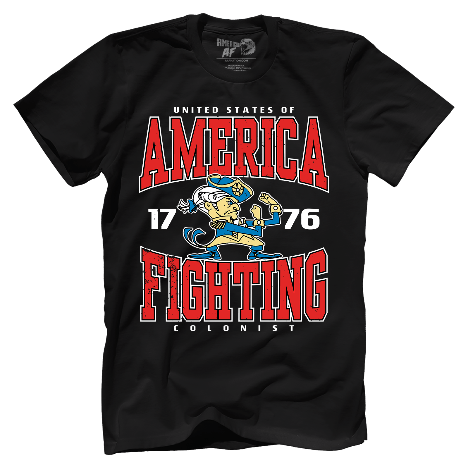 Apparel Premium Mens Shirt / Black / XS America Fighting