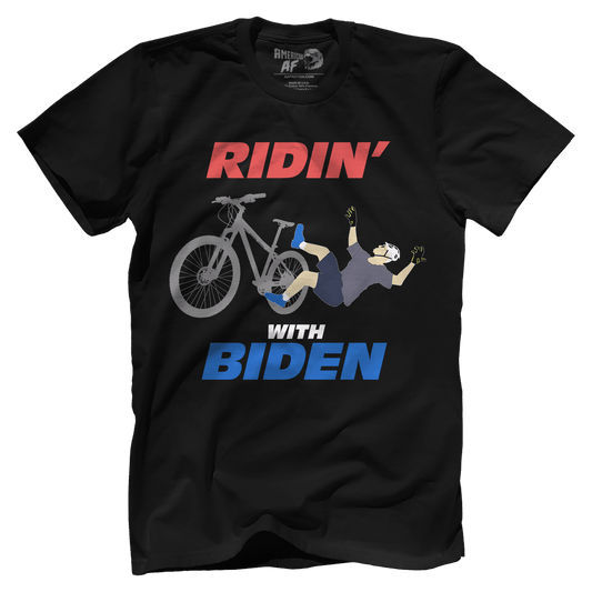 T-shirt Premium Mens Shirt / Black / XS Ridin' with Biden