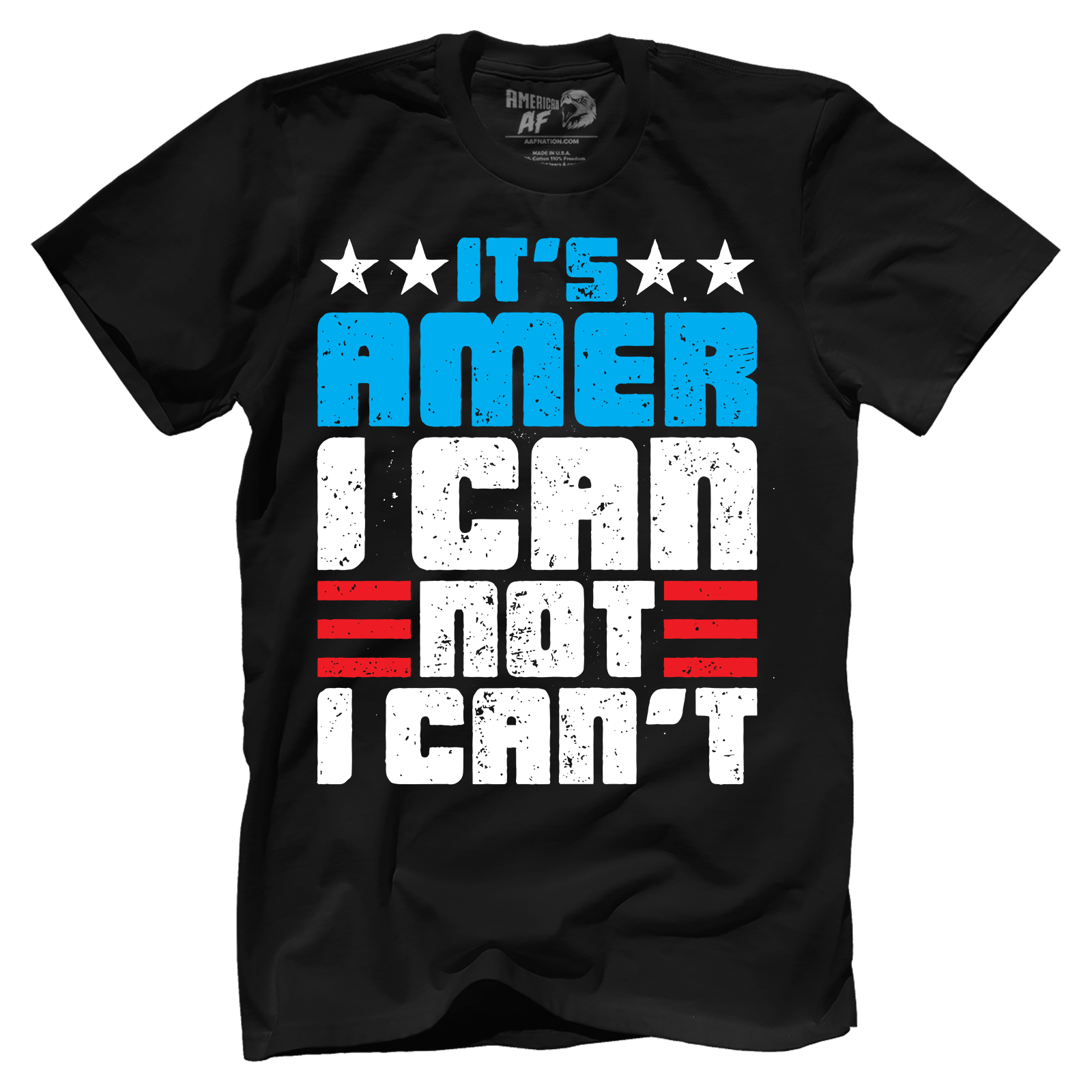 Apparel Premium Mens Shirt / Black / XS Amer I Can