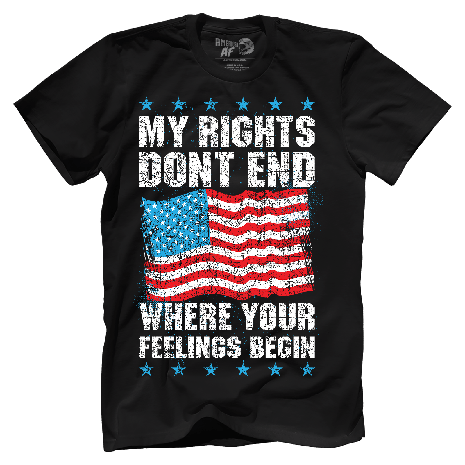 T-shirt My Rights Don't End