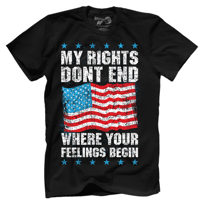 T-shirt My Rights Don't End