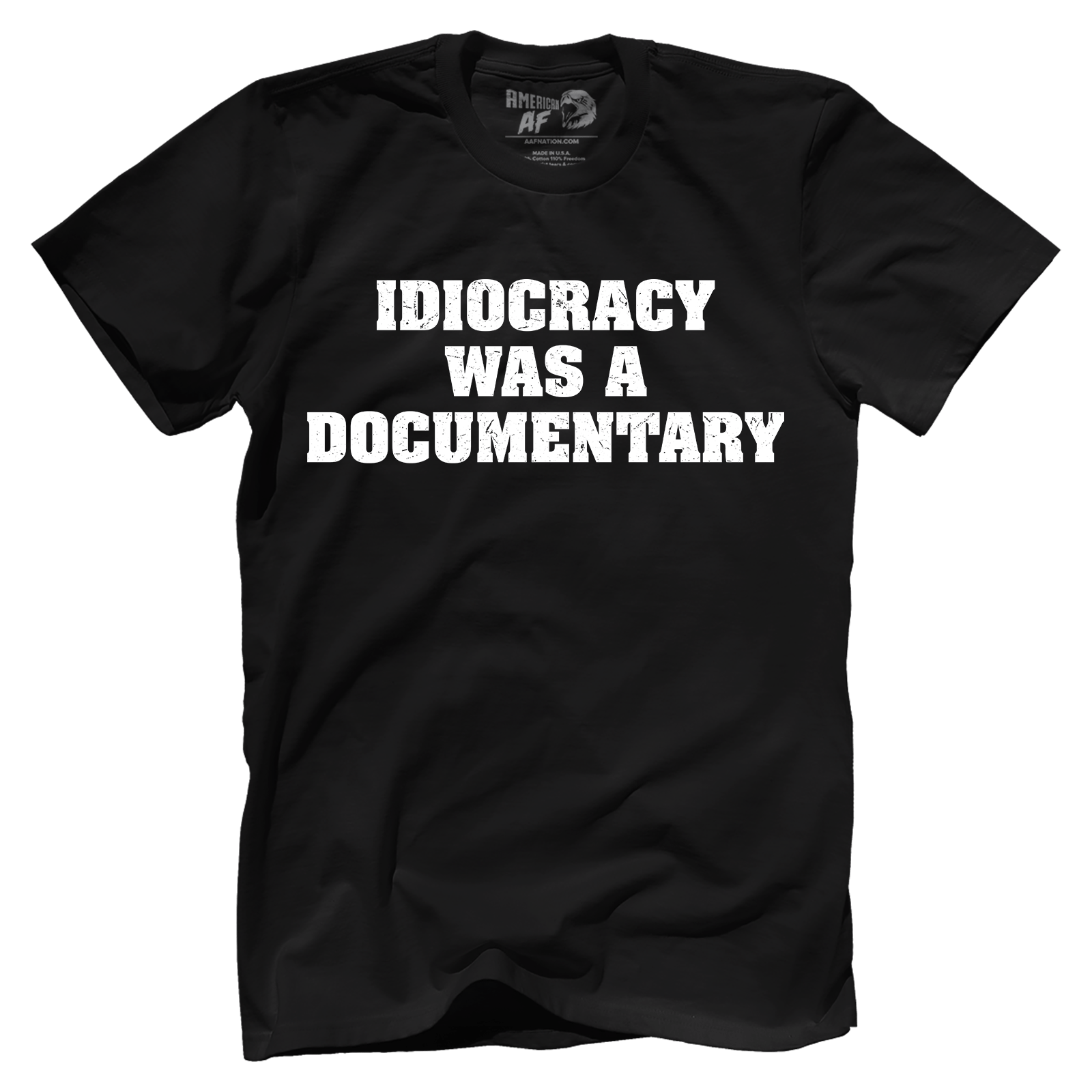 T-shirt Premium Mens Shirt / Black / XS Idiocracy was a Documentary