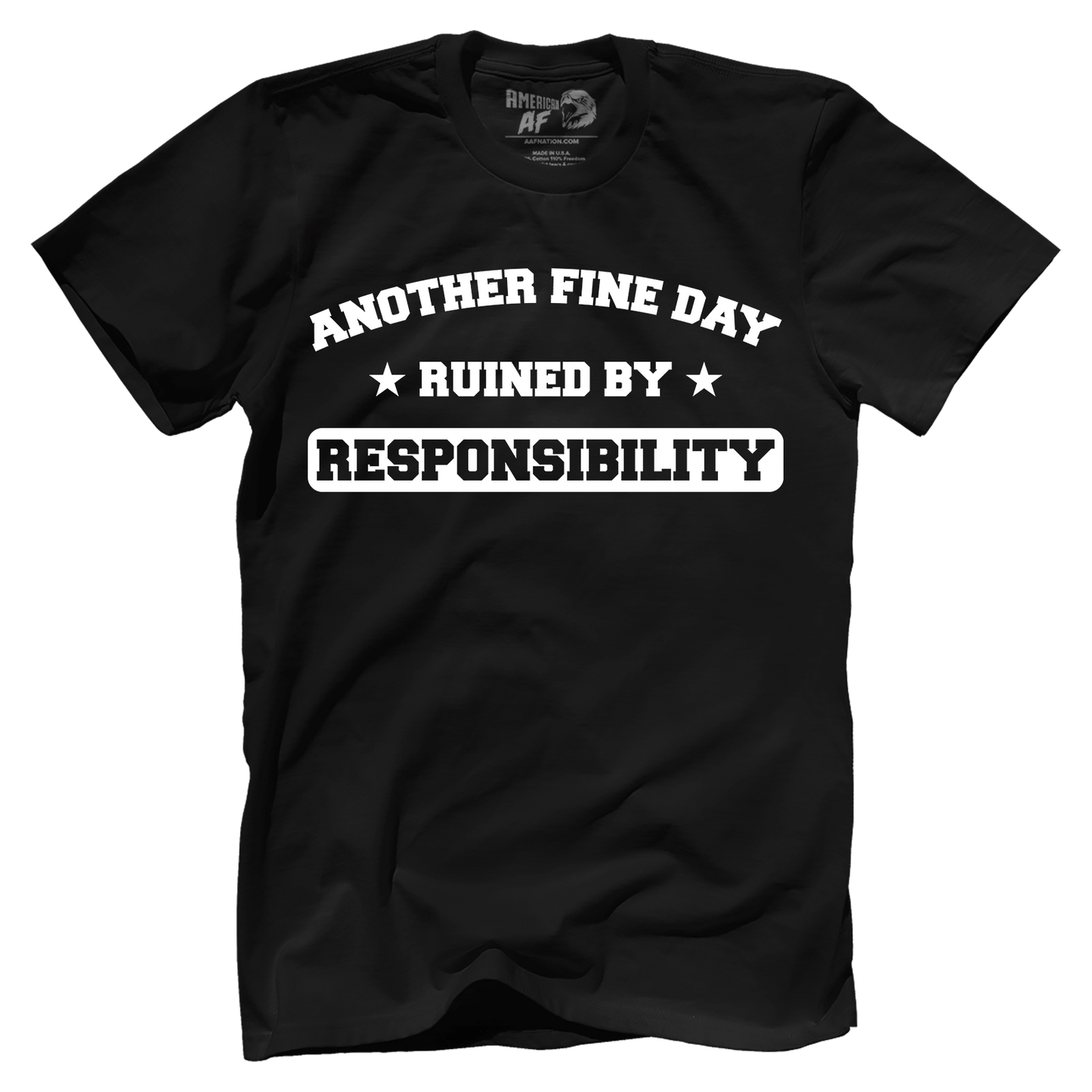 Apparel Premium Mens Shirt / Black / XS Fine Day Ruined