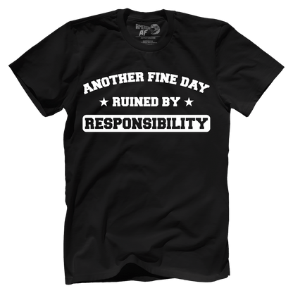 Apparel Premium Mens Shirt / Black / XS Fine Day Ruined