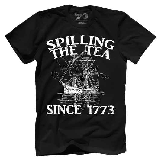 T-shirt Premium Mens Shirt / Black / XS Spilling The Tea Since 1773