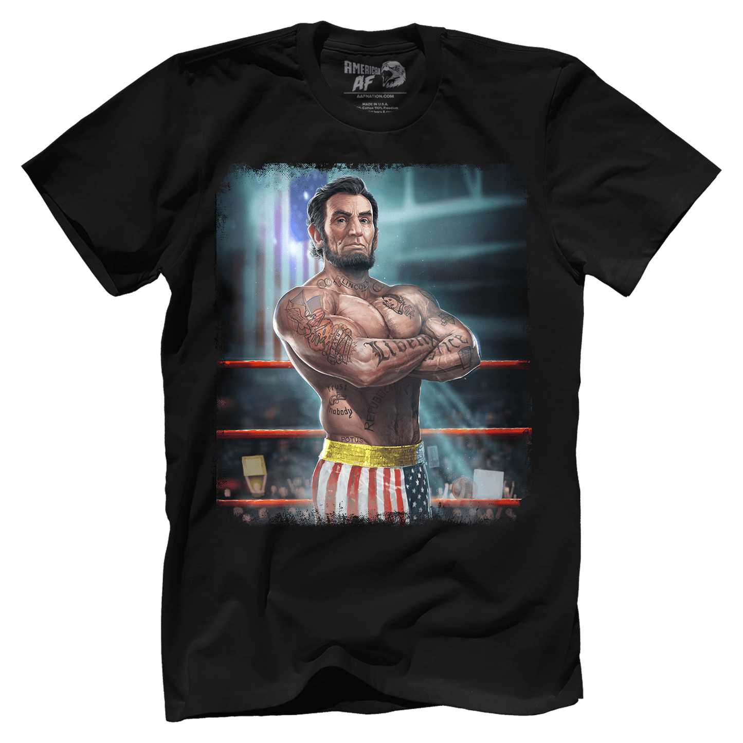 T-shirt Premium Mens Shirt / Black / XS Abe the Champ V2