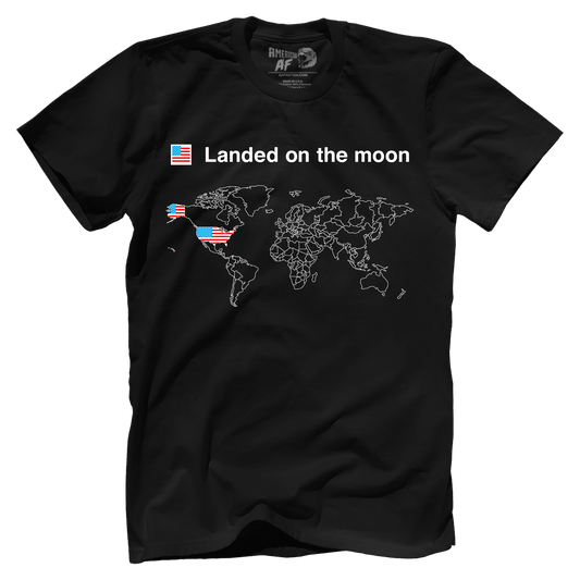 T-shirt Premium Mens Shirt / Black / XS Moon Landers