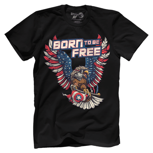 T-shirt Premium Mens Shirt / Black / XS Born to be Free