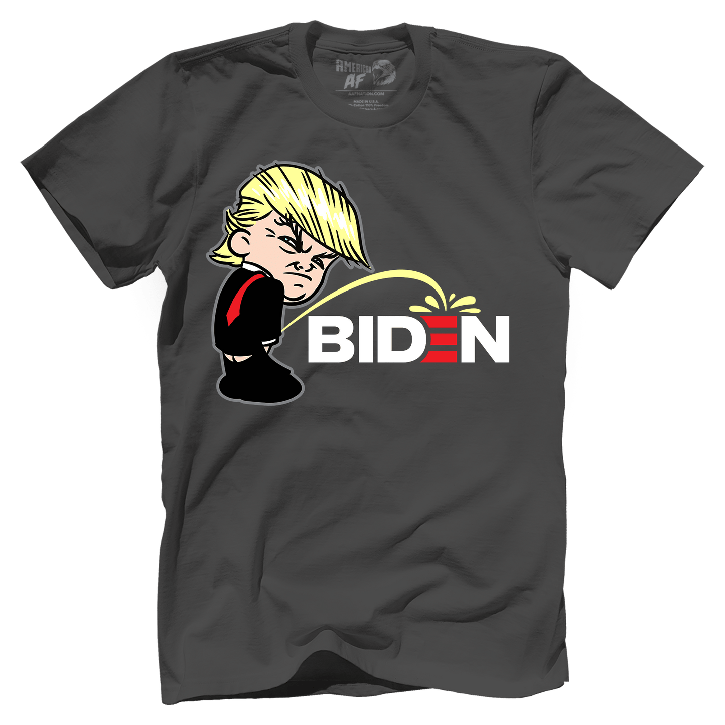 T-shirt Trump Peeing Biden