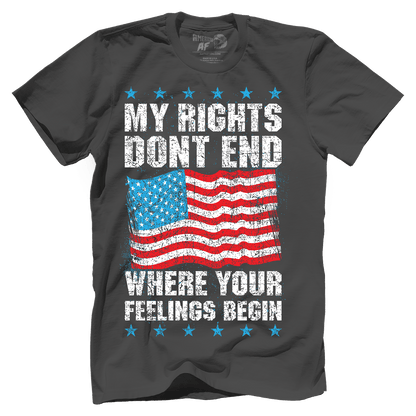 T-shirt My Rights Don't End