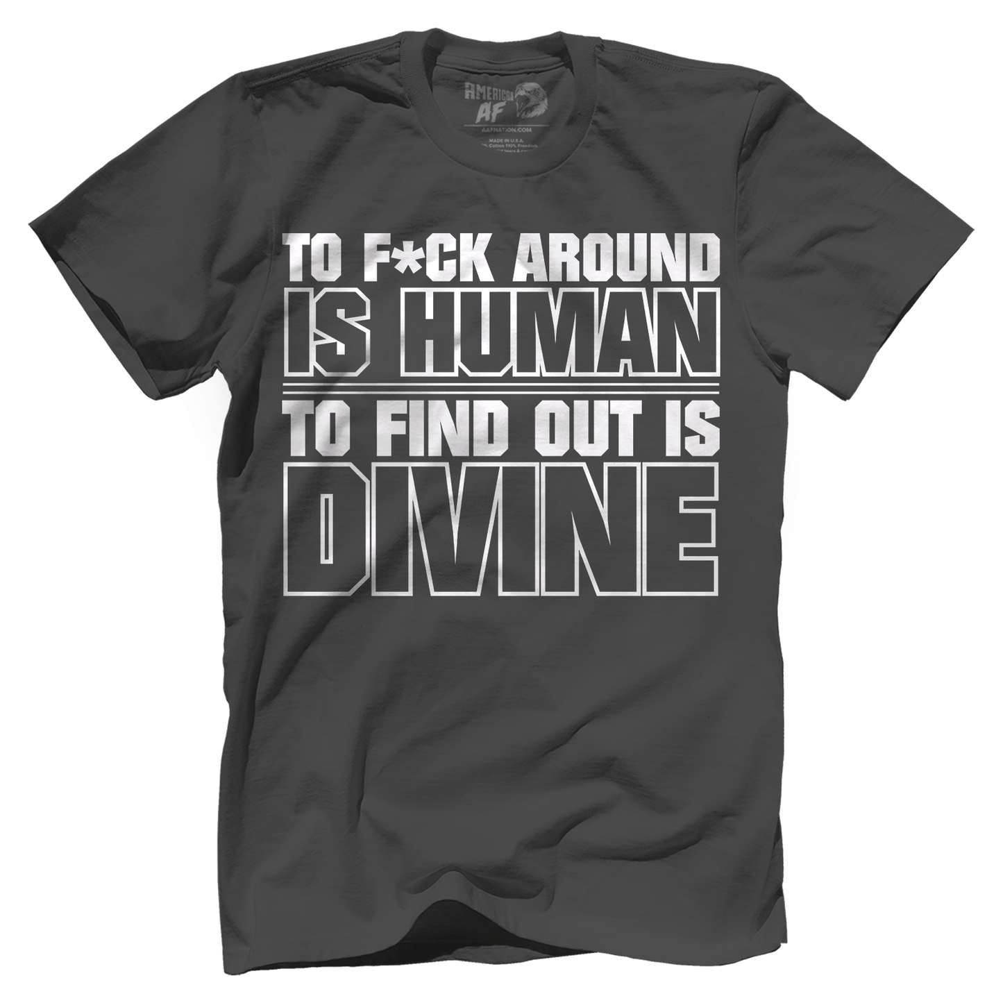 T-shirt Premium Mens Shirt / Heavy Metal / XS To F Around Is Human (censored)