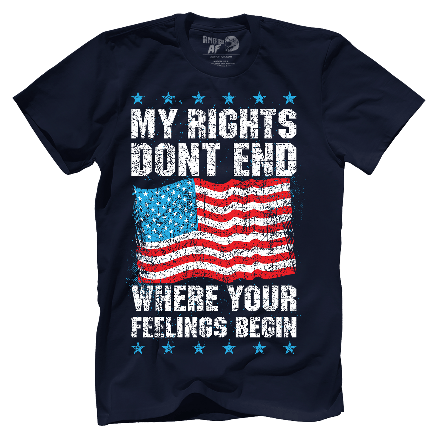 T-shirt My Rights Don't End