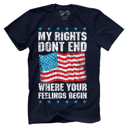 T-shirt My Rights Don't End