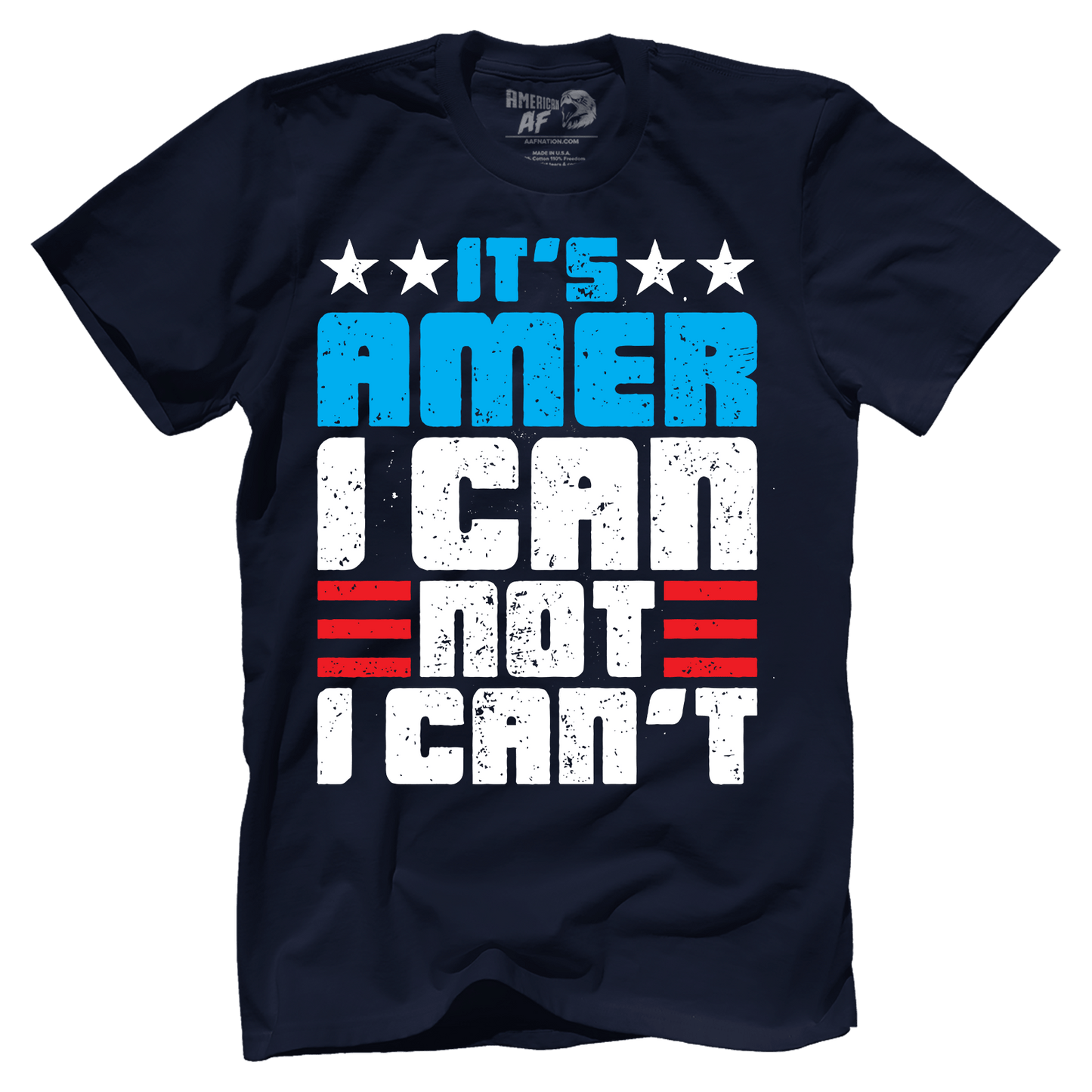 Apparel Premium Mens Shirt / Midnight Navy / XS Amer I Can