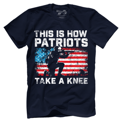 T-shirt Premium Mens Shirt / Midnight Navy / XS Patriots Take a Knee