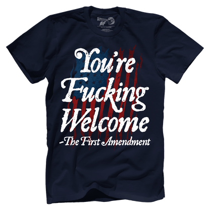 T-shirt Premium Mens Shirt / Midnight Navy / XS You're Fucking Welcome