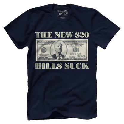 Apparel Premium Mens Shirt / Midnight Navy / XS Biden Dollar Inflation