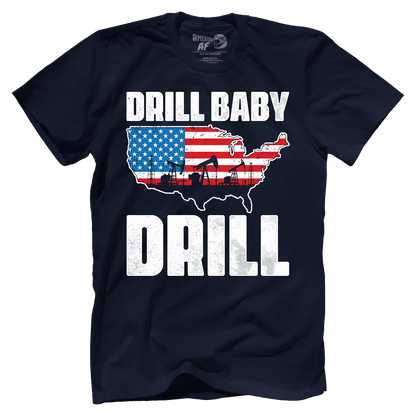 T-shirt Premium Mens Shirt / Midnight Navy / XS Drill Baby Drill