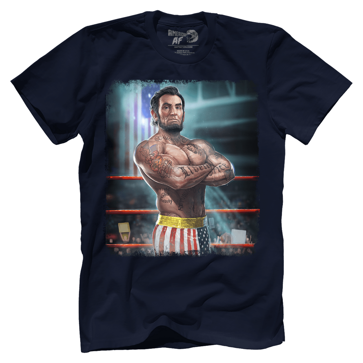 T-shirt Premium Mens Shirt / Midnight Navy / XS Abe the Champ V2