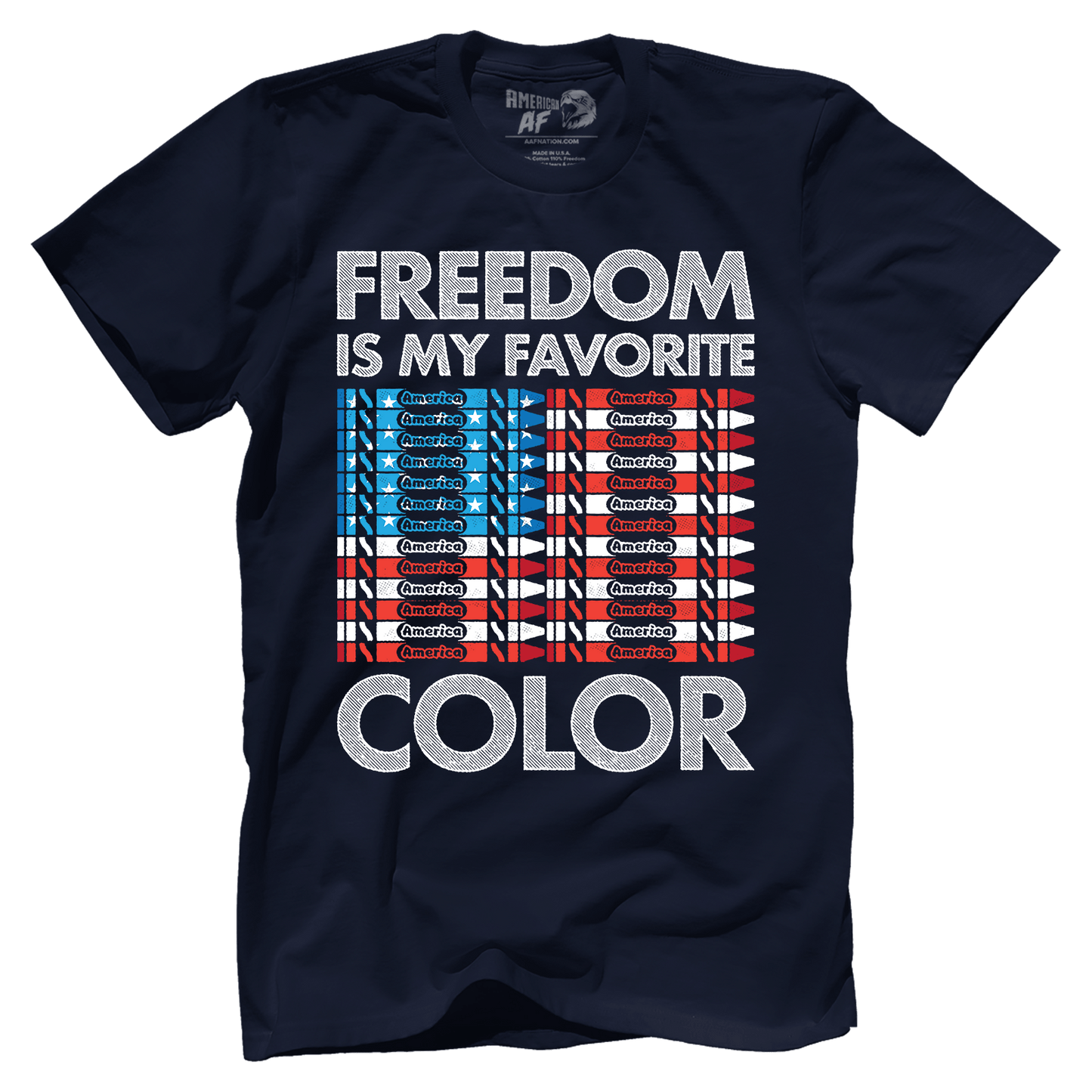 Apparel Premium Mens Shirt / Midnight Navy / XS Freedom is my Favorite Color