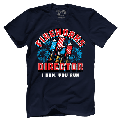 T-shirt Premium Mens Shirt / Midnight Navy / XS Fireworks Director