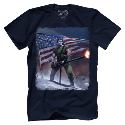 Apparel Premium Mens Shirt / Midnight Navy / XS Chesty Puller Frozen Chosin' Zoom