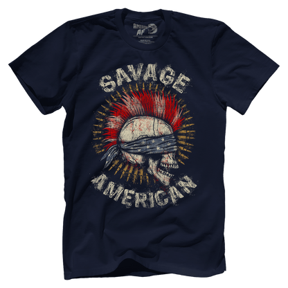 T-shirt Premium Mens Shirt / Midnight Navy / XS Savage American