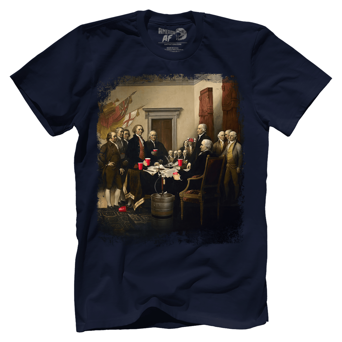 T-shirt Premium Mens Shirt / Midnight Navy / XS Party Like Our Forefathers