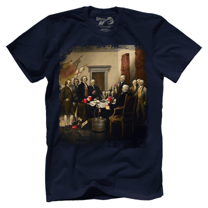 T-shirt Premium Mens Shirt / Midnight Navy / XS Party Like Our Forefathers