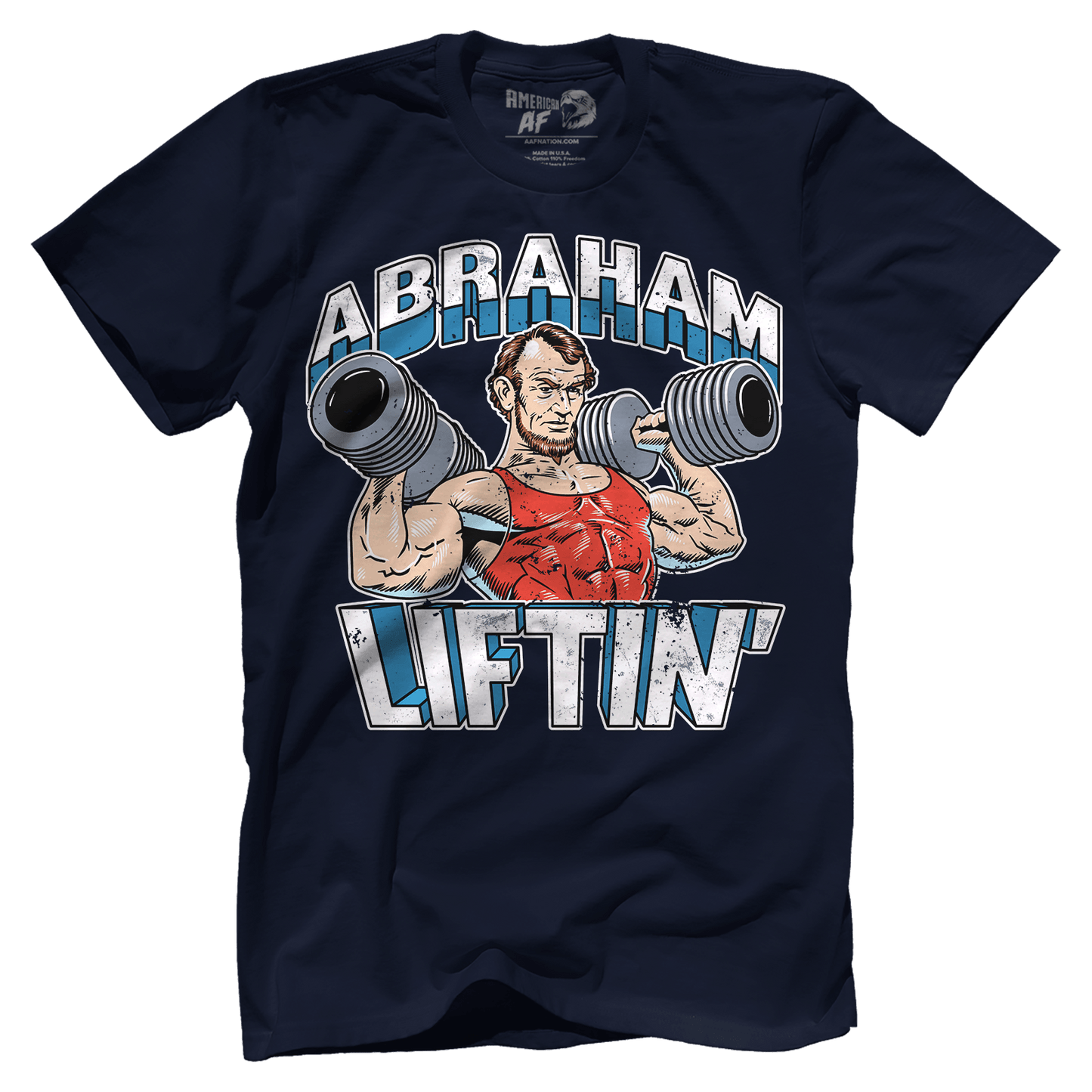 T-shirt Premium Mens Shirt / Midnight Navy / XS Abraham Liftin'