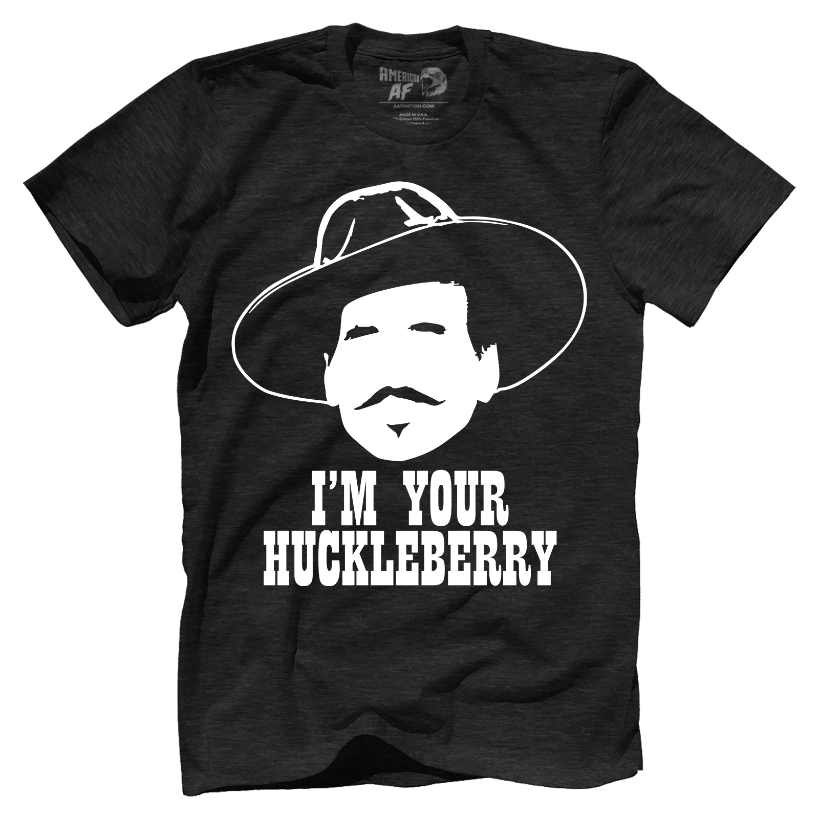 T-shirt Premium Mens Triblend Shirt / Vintage Black / S I'm Your Huckleberry