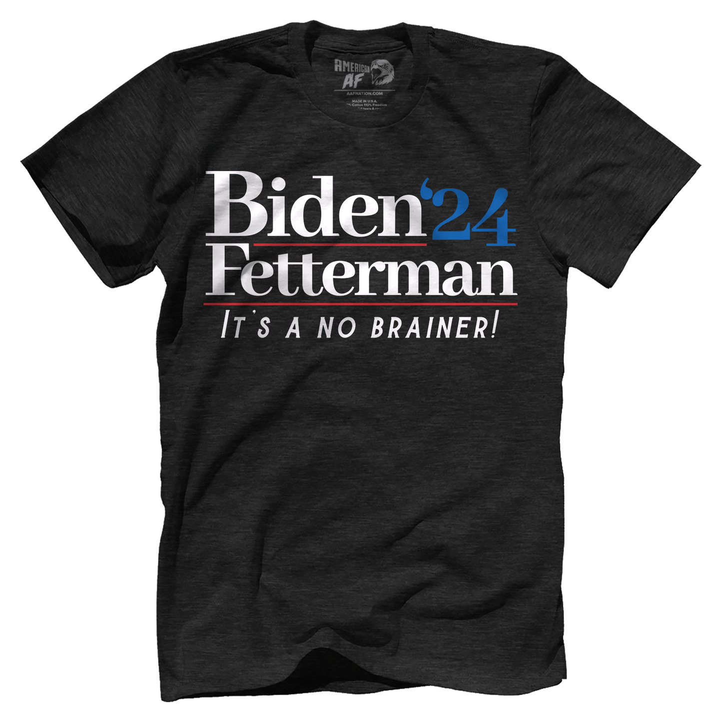 T-shirt Premium Mens Triblend Shirt / Vintage Black / S Biden Fetterman