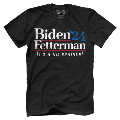 T-shirt Premium Mens Triblend Shirt / Vintage Black / S Biden Fetterman