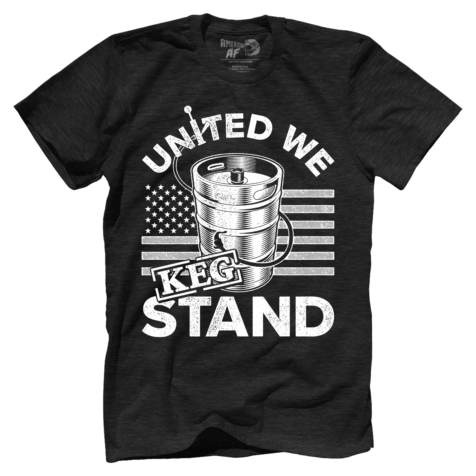 Apparel Premium Mens Triblend Shirt / Vintage Black / S United We Keg