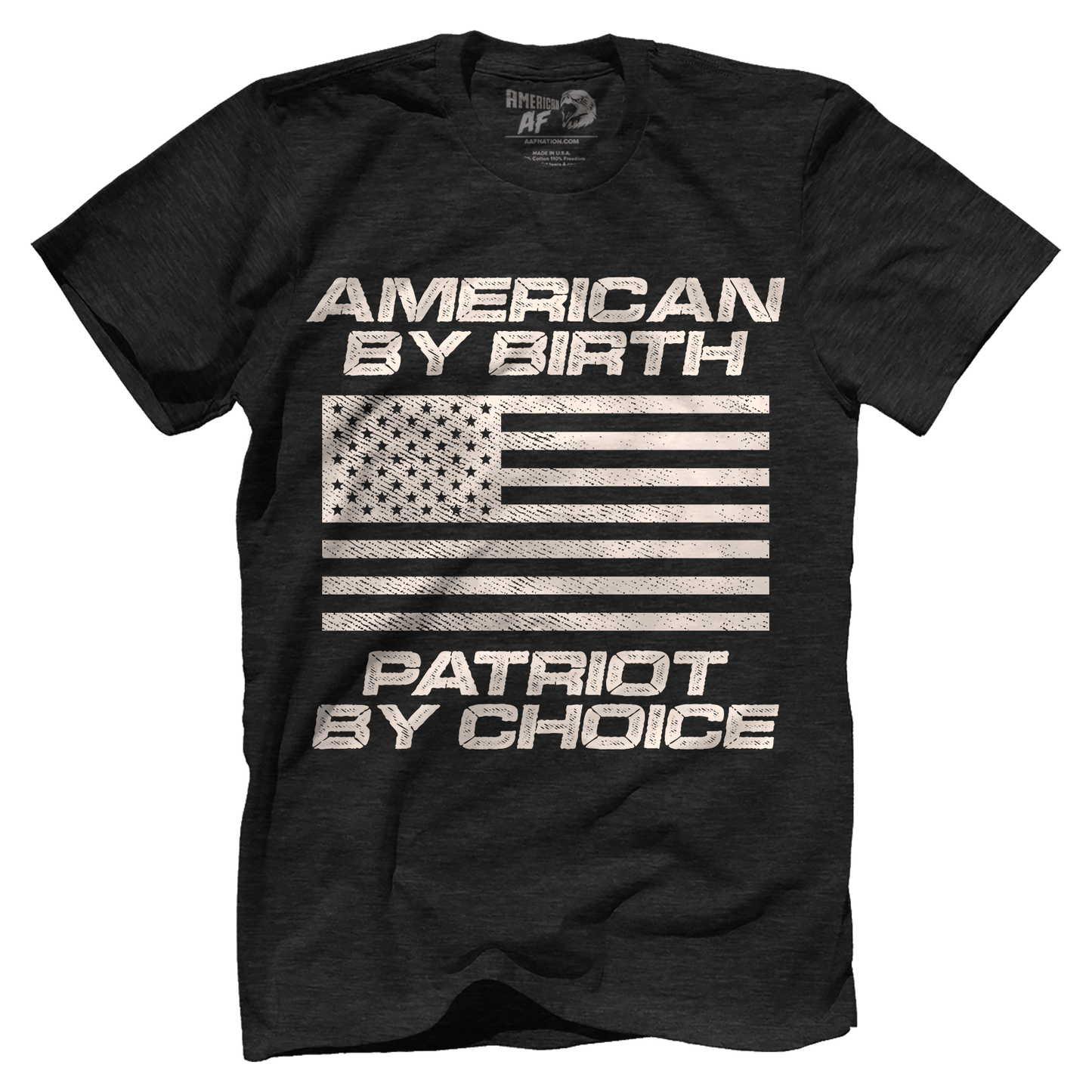 T-shirt Premium Mens Triblend Shirt / Vintage Black / S American by Birth