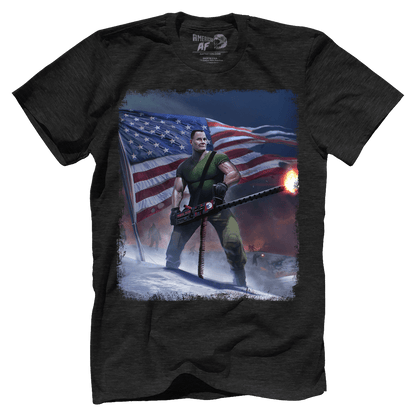 Apparel Premium Mens Triblend Shirt / Vintage Black / S Chesty Puller Frozen Chosin' Zoom