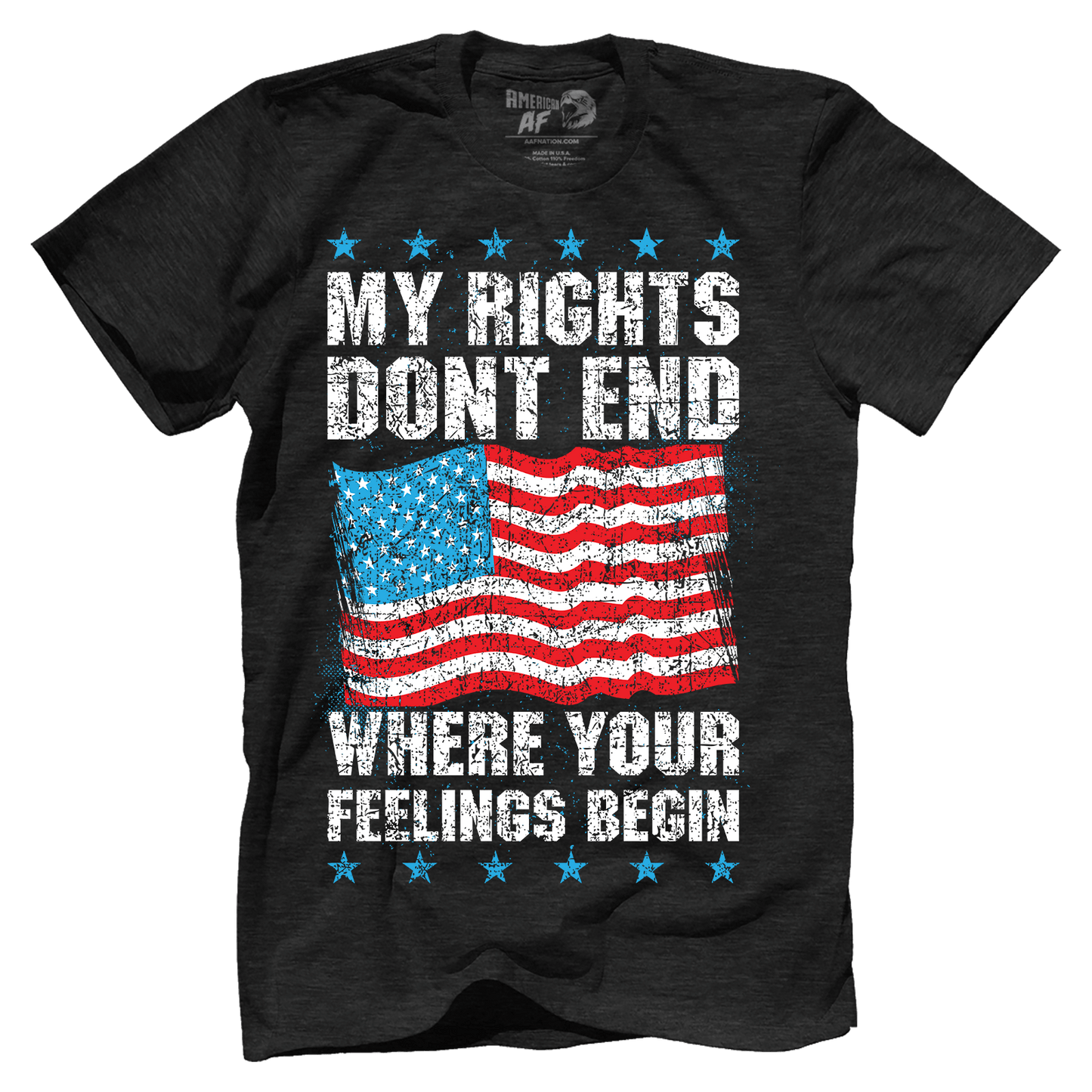 T-shirt My Rights Don't End