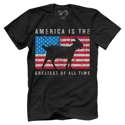 T-shirt Premium Mens Triblend Shirt / Vintage Black / S GOAT