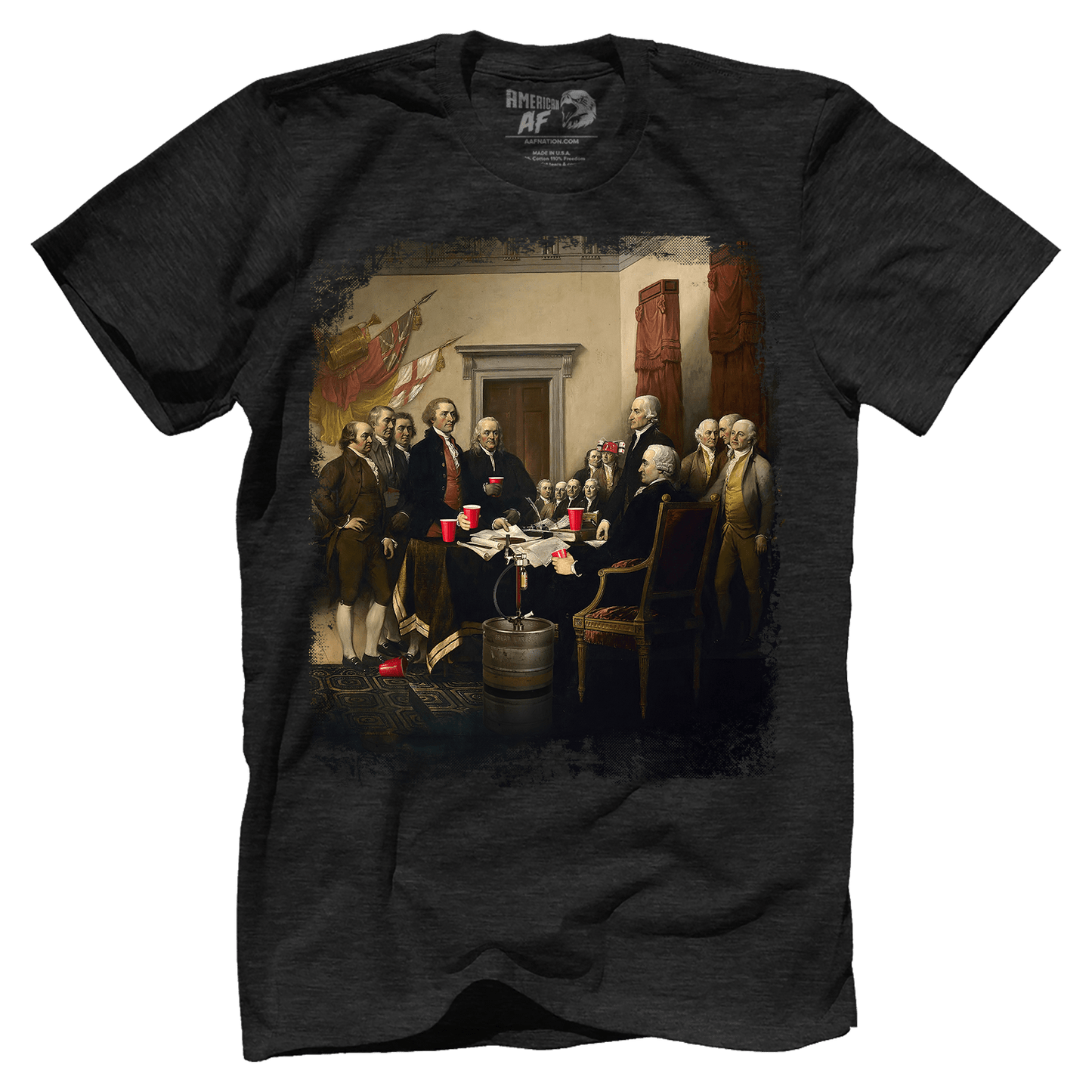 T-shirt Premium Mens Triblend Shirt / Vintage Black / S Party Like Our Forefathers