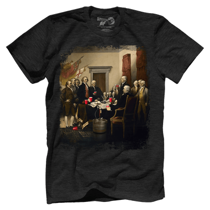 T-shirt Premium Mens Triblend Shirt / Vintage Black / S Party Like Our Forefathers