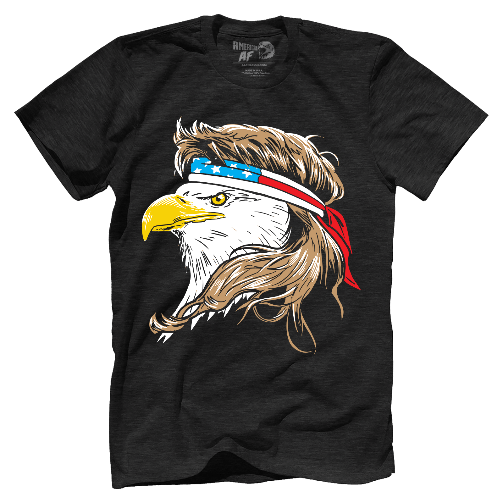 T-shirt Premium Mens Triblend Shirt / Vintage Black / S Merican Eagle