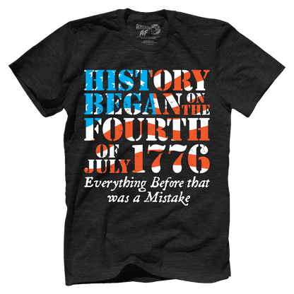 T-shirt History Began In 1776