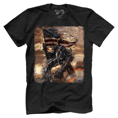 Apparel Premium Mens Triblend Shirt / Vintage Black / S FDR Battle for America