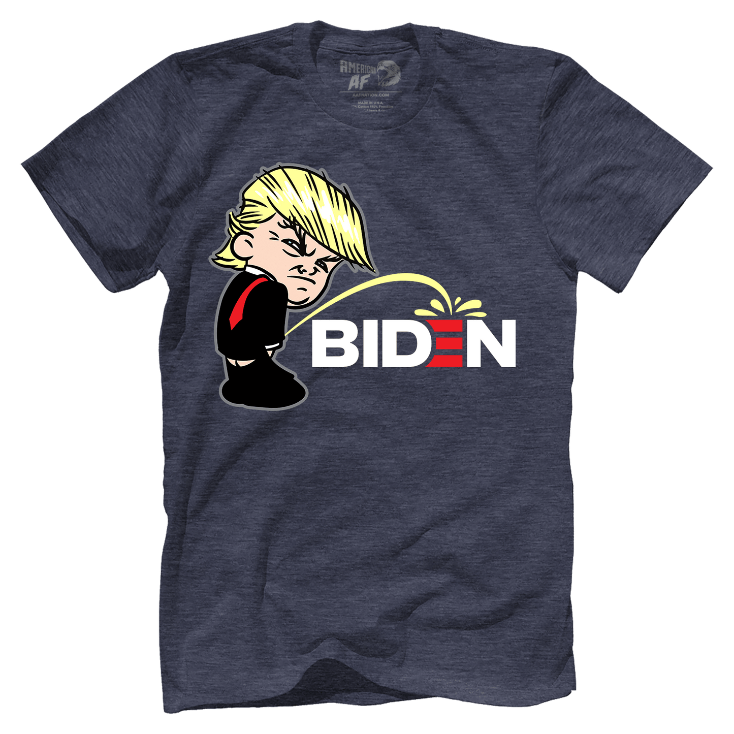 T-shirt Trump Peeing Biden