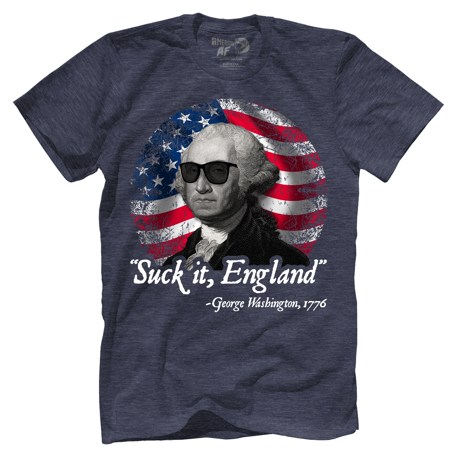 T-shirt Premium Mens Triblend Shirt / Vintage Navy / S Suck it England