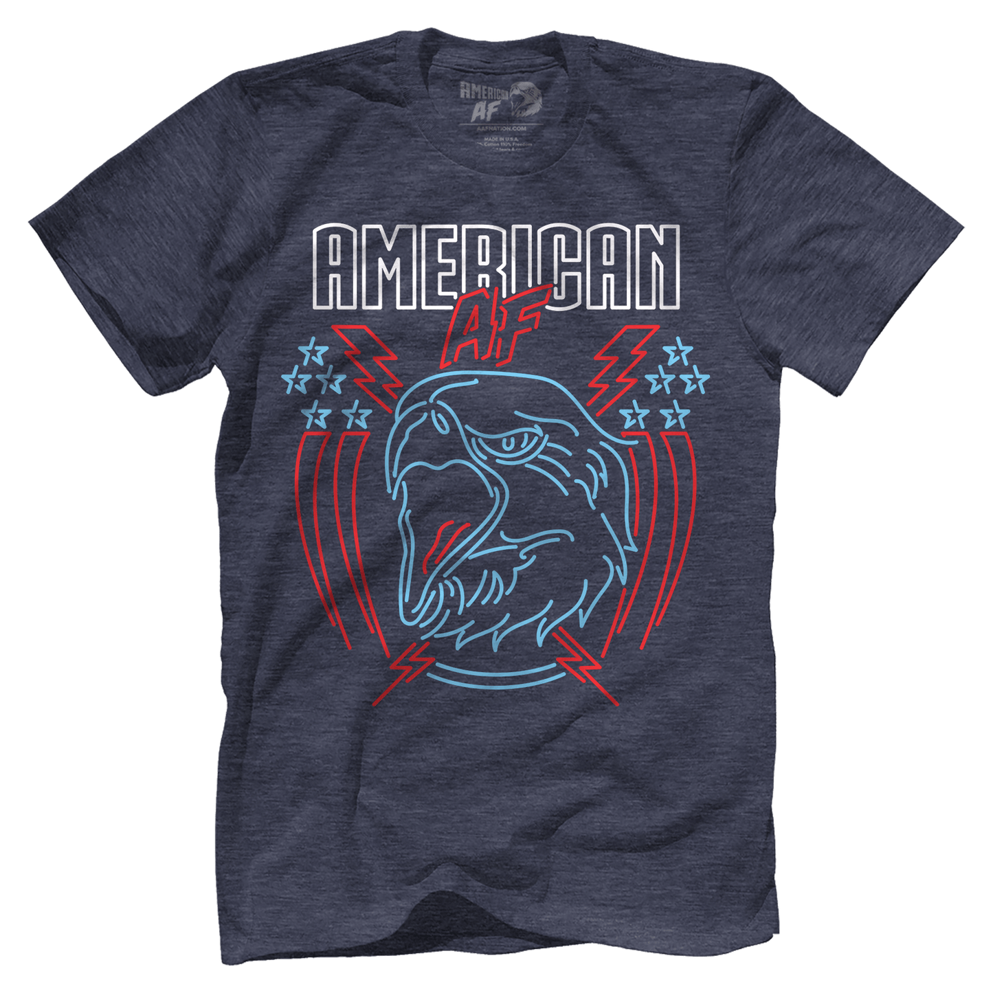 T-shirt Premium Mens Triblend Shirt / Vintage Navy / S AAF Neon