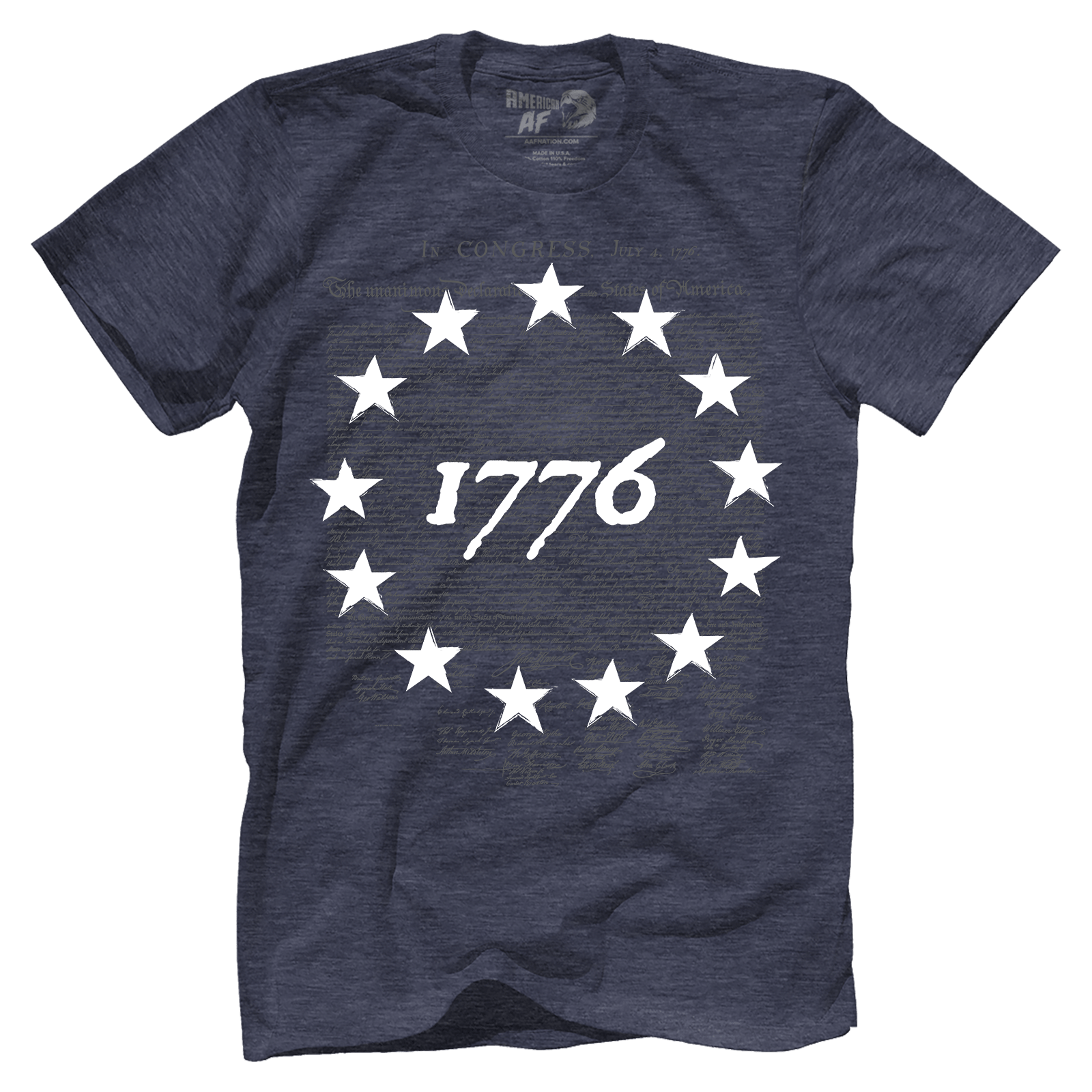 T-shirt Premium Mens Triblend Shirt / Vintage Navy / S Betsy Ross 1776