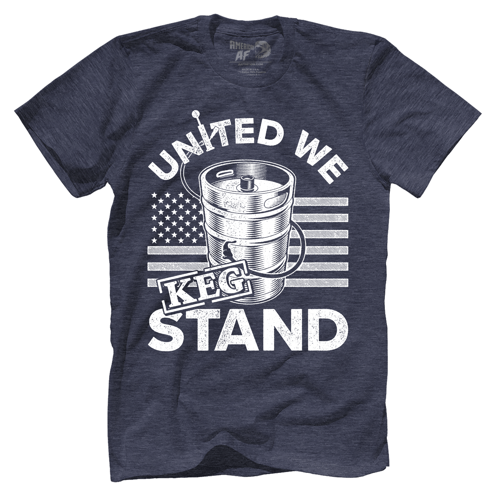 Apparel Premium Mens Triblend Shirt / Vintage Navy / S United We Keg