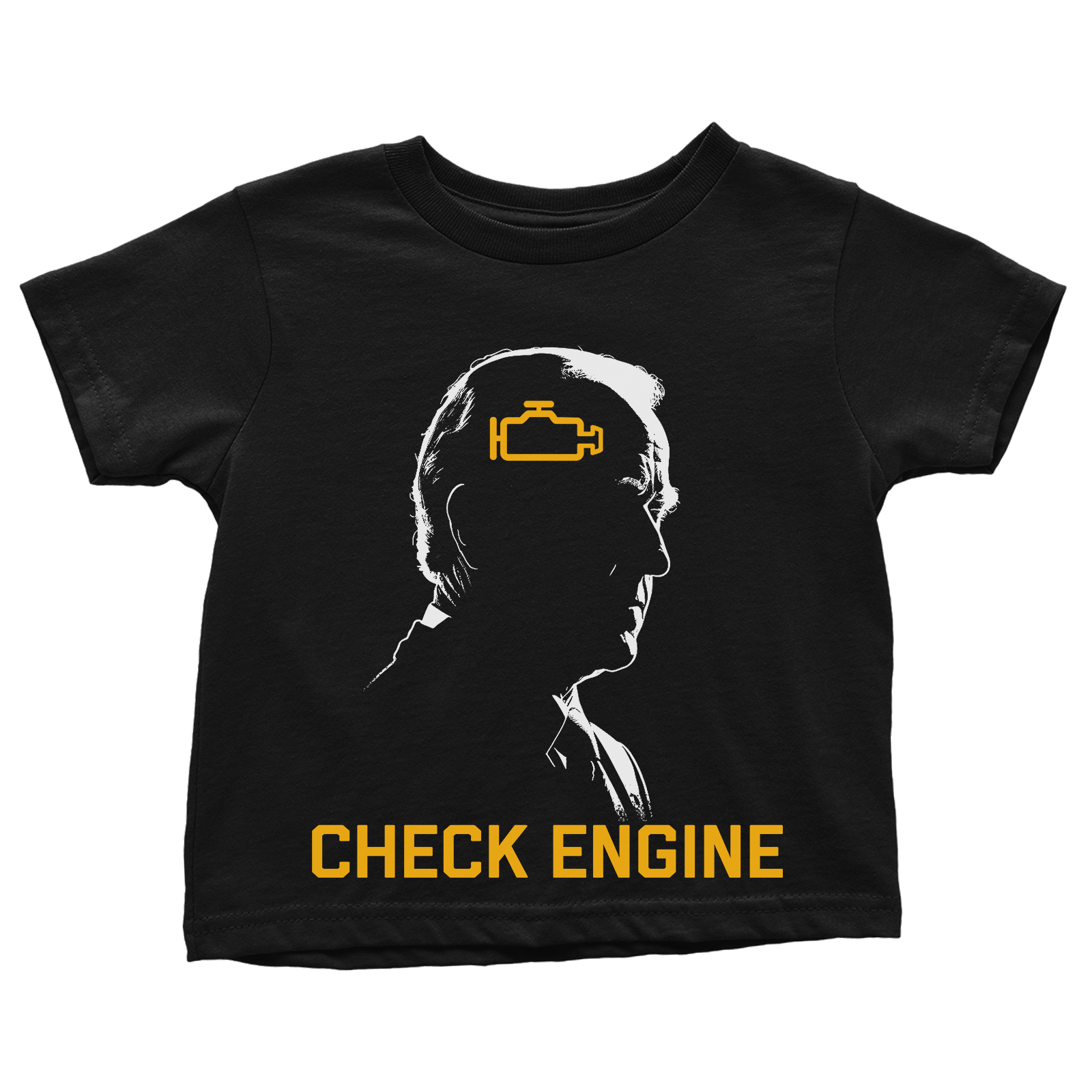 Apparel Premium Toddler Shirt / Black / 2T Joe Biden Check Engine - Toddlers