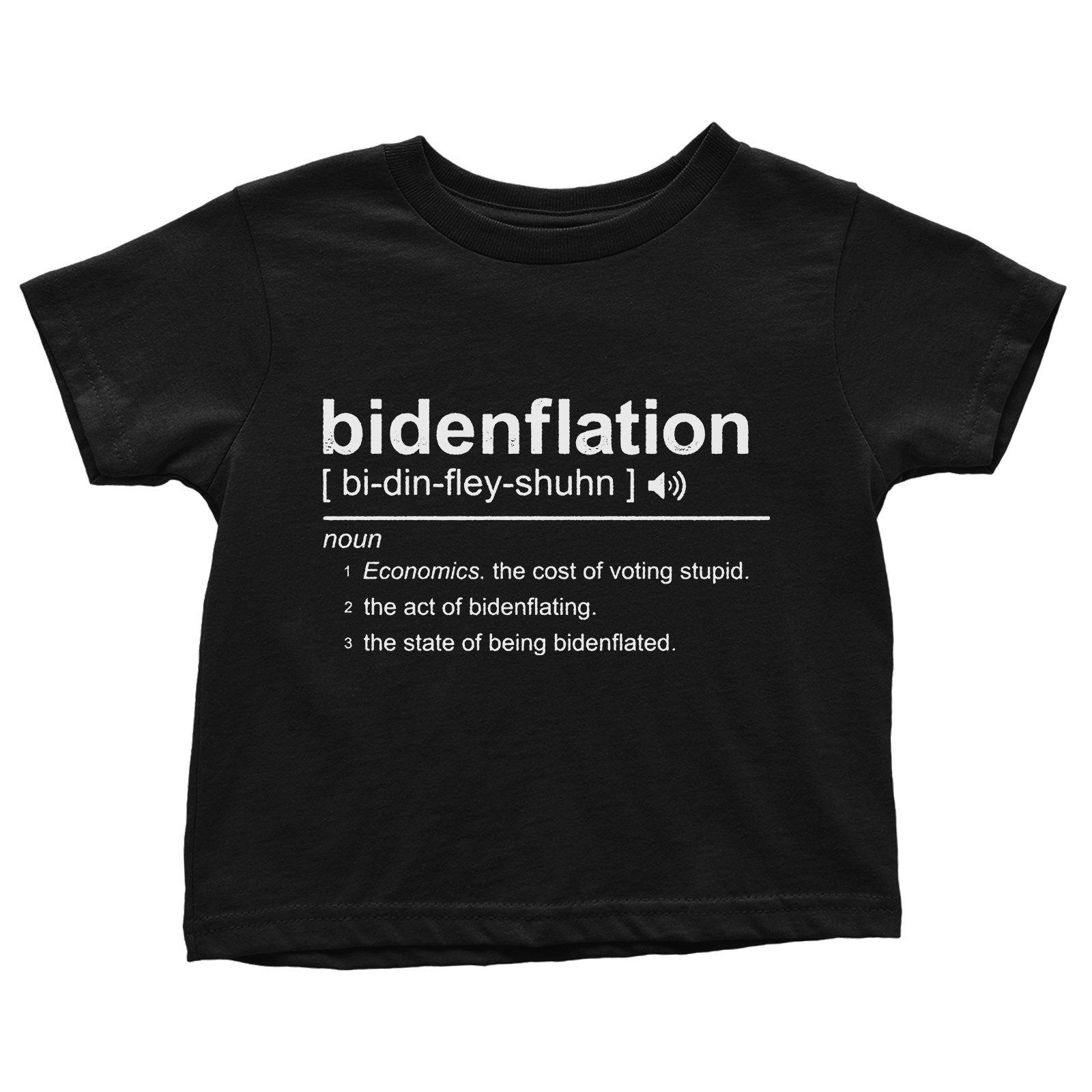 T-shirt Premium Toddler Shirt / Black / 2T Bidenflation - Toddlers